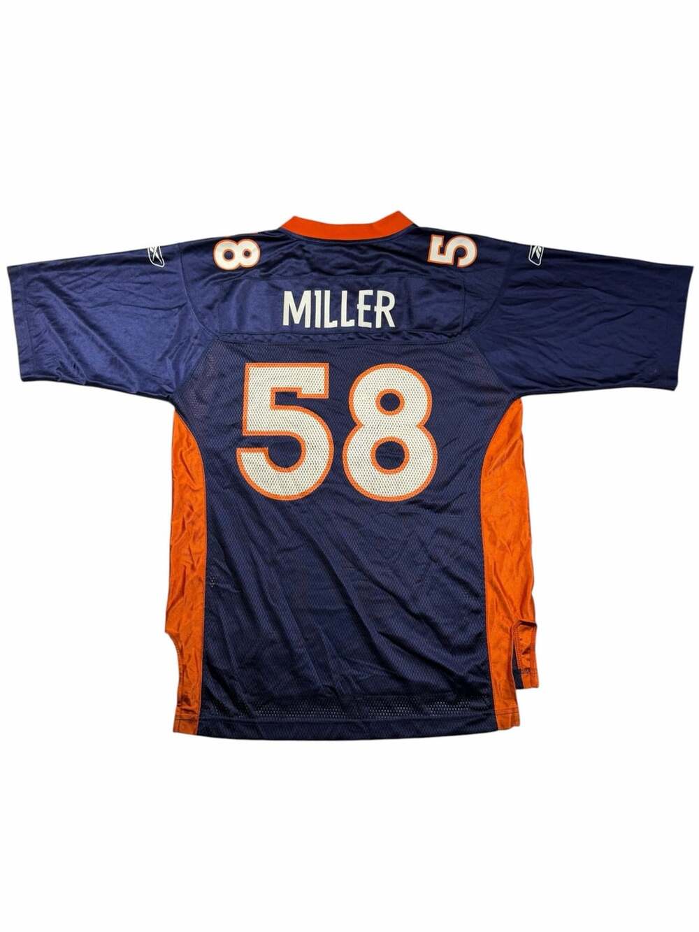 Reebok On Field Von Miller #58 Denver Broncos Jersey Men’s M Navy NFL